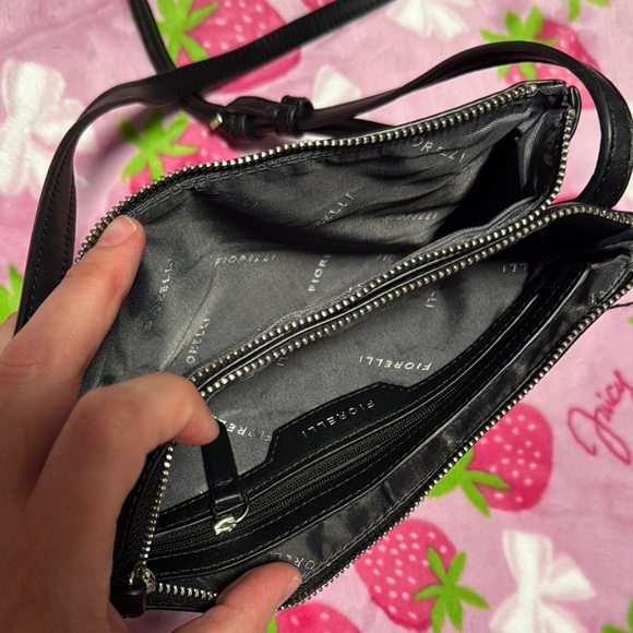 Fiorelli Floral Black Crossbody Bag - Picture 7 of 10
